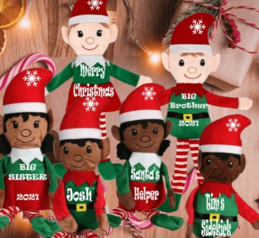 Plush Customized "Elf On The Shelf"