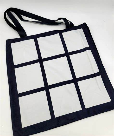 Sublimation Blank: 9 Panel Tote Bag